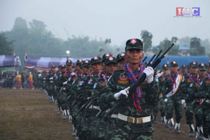 လ့က့ၣ်ကီာ်တၢ်ဂ့ၢ်ကဲထီၣ်သးအဖီခိၣ် (KNU/KNLA-PC)ဒီး(DKBA)တတူၢ်လိာ်၀ဲဘၣ်အဂ့ၢ်စံး၀ဲ