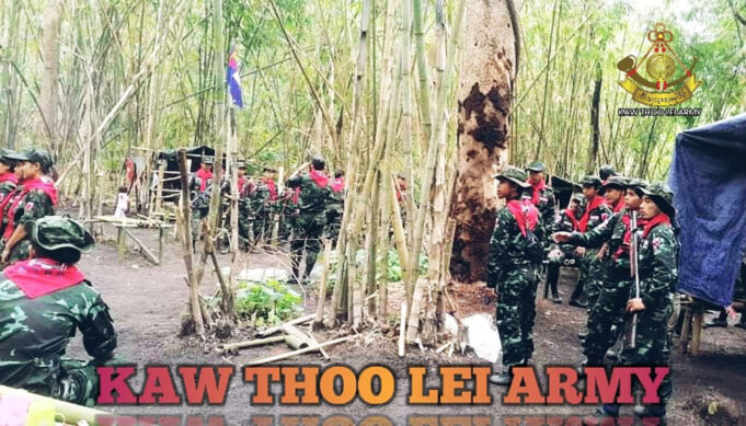 တၢ်ခိးခးချံတဘ့ၣ်လၢအပၣ်ဃု၁်(KDHW)ဆူၣ်ချ့ၦၤမၤတၢ်ဖိအံၤဒီးၦၤသ၀ီဖိဘၣ်ဒိတဂၤႇ(KNLA)အၦၤသံတဂၤ